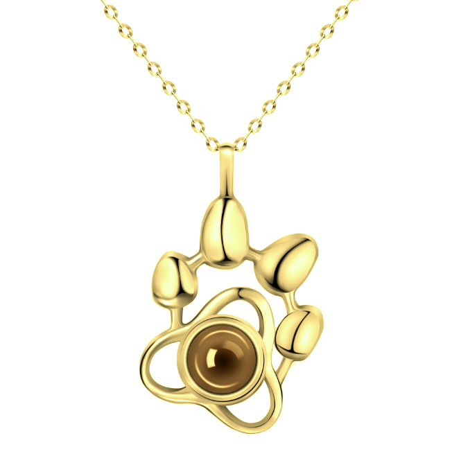 Lumine Aurea - Pet Paw Necklace